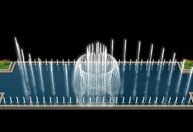 喷泉效果图