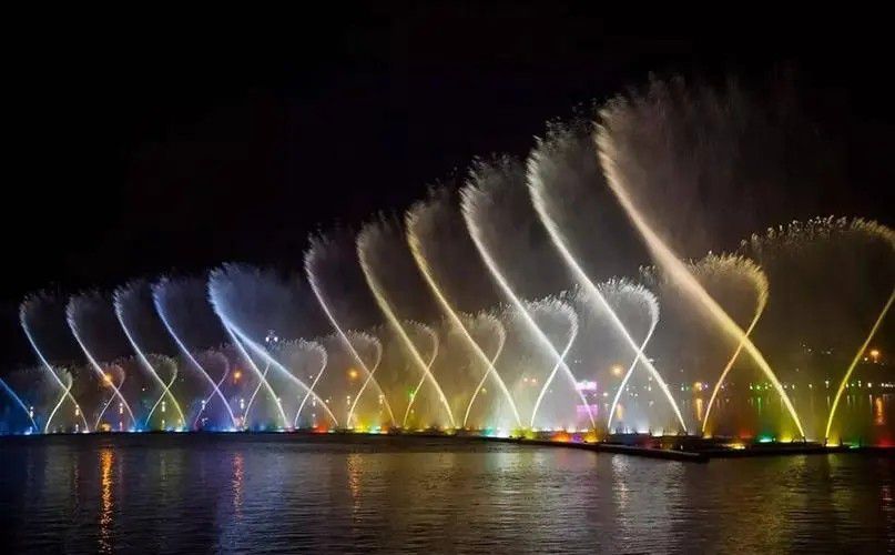 绥芬河漂浮音乐喷泉
